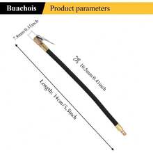 Tubo De Extensión del Inflador,10cm/3.9pulgadas,Neumáticos Bomba De Neumáticos Bomba De Disco De Inflado Rápido Manguera del Conector De Clip De Inflado Rápido para Coche, Motocicleta,37121432 - Multicolor - Ver 6