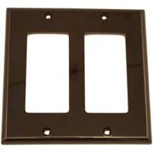 80409-N - Placa de pared para dispositivo, tamaño estándar, nailon termoplástico, 2 unidades, color café,37180405 - Rosa coral - Ver 1