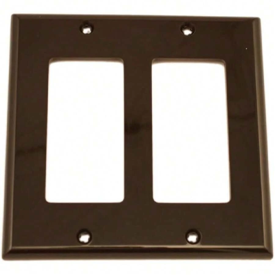 80409-N - Placa de pared para dispositivo, tamaño estándar, nailon termoplástico, 2 unidades, color café,37180405 - Rosa coral - Ver 1