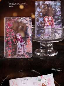 Butterfly Shadow Blurry Tape, Exquisite Dreamy Shell Light And Shadow Effect ET Tape, Creative Aesthetic Personalized Stickers, DIY Stationery Stickers, Cartoon Cute Creative Interesting Waterproof, Candy Stickers, Phone Stickers, For Scrapbooking, Collage, Scrapbook, Bullet Journal, Notebook, Handicrafts, Water Bottles, Guitars, Skateboards, Bicycles, Motorcycles, Helmets, Luggage, Phones And Computers - Multicolor - View 7