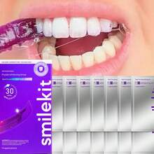 14对/28片紫色牙齿美白贴，深层清洁，口腔护理，美白牙齿，清新口气，适合旅行和居家使用 - 紫色牙貼-14對 - 查看 5