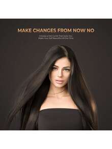 2-In-1 Copper Comb & Hot Air Brush, Curling & Straightening Dual-Use - Achieve Salon-Level Smooth And Shiny Hair At Home