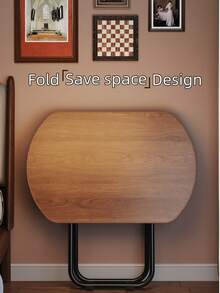 Stable Tray Table Without Assembly, TV Dining Tray For Dining, Foldable Table For Bed/Sofa/Living Room - Walnut Large - 查看 3
