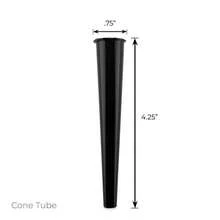 Authentic RAW Black King Size Pre-Rolled Cone 200 Pack Andamp; Tube - 如圖所示 - 查看 3