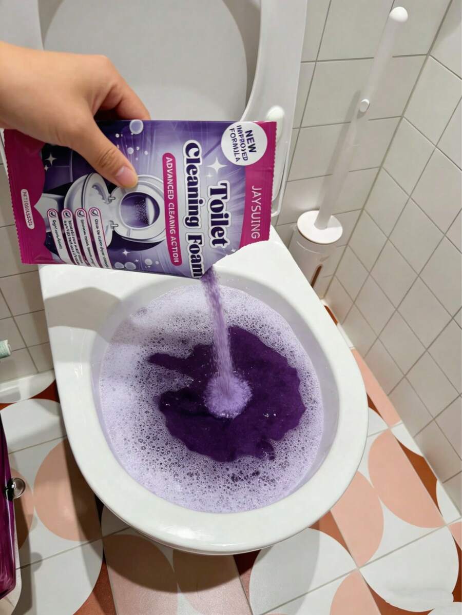 JAYSUING 厕所清洁粉，适用于清洁厕所，去除异味，清除水垢，去除釉面，令马桶洁净清香。使用方便快捷。是馈赠亲友的理想之选，尤其适合节日送礼。（新旧版本随机发货。）