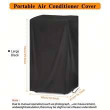 Portable Air Conditioner Cover, Mobile Air Conditioner Protective Case, Featuring Waterproof, Dustproof And Sun-Protective Properties, With Drawstring Closure At The Base. Suitable For Most Portable Air Conditioner Brands Including BLACK And DECKER, SereneLife, Dreo, ShincoZAFRO, Whynter And . Constructed From 300D Oxford Fabric (Cover Body Only). Women's Day, Travel Essentials, Wedding Favors, Y2k, Bedroom, Car Accessories Women, Kitchen Decor,Kitchen Decor,Household Items - Black - View 14