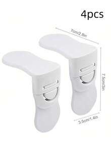 4pcs/6pcs/10pcs Set Child Safety Locks, Corner Guards, Cabinet Locks - Fit Drawers, Cabinets, Refrigerators, Bed Frames, Furniture Edges - Multicolor - View 7