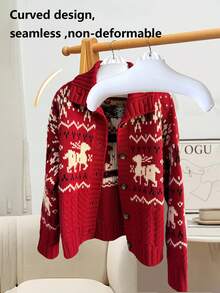 Inflatable Travel Clothes Hanger, White Round Shoulder, Handwashable, With Metal Hook, Hang Dry, Compact, Space-Saving, Foldable, Portable, Non-Slip - Multicolor - View 7