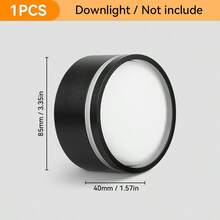 GX53 Recessed Downlight, Home Decor Spotlight, Ceiling Light, Black/White/Solid Wood Options, Compatible With GX53 Bulb, Suitable For Living Room, Home, Indoor Decoration, Shop, Bedroom, Dining Room, Corridor, Kitchen, Closet, Porch, High Ceiling, Stretch Ceiling, Low Ceiling - GX53 Downlight - View 16