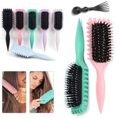 Hair brushes-EU+UK 2026新款卷发定型梳——专业卷发造型工具，符合人体工学的手柄，防毛躁，轻松梳理，提升发际线，打造完美卷发——适合所有发质——Candybrush设计