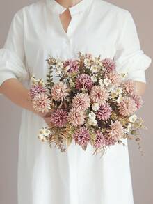 1/80 bông hoa giả 11,81 inch, hoa cẩm tú cầu, hoa cúc, hoa hỗn hợp, cây giả, thích hợp cho đám cưới mùa xuân, tiệc cưới, trang trí nhà cửa DIY, trang trí bàn tiệc, trang trí nhà, trang trí ngày Valentine, trang trí cổng cưới, trang trí phòng, trang trí nhà bếp, vật trang trí trung tâm bàn ăn, trang trí văn phòng, quà tặng Valentine, trang trí Ramadan. - xám tím - Xem 9