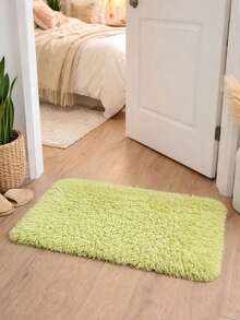 Tapete Felpudo 40x60cm Retangular Opções Cores - Verde - Visão 1