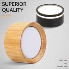 GX53 Recessed Downlight, Home Decor Spotlight, Ceiling Light, Black/White/Solid Wood Options, Compatible With GX53 Bulb, Suitable For Living Room, Home, Indoor Decoration, Shop, Bedroom, Dining Room, Corridor, Kitchen, Closet, Porch, High Ceiling, Stretch Ceiling, Low Ceiling - GX53 Downlight - View 6