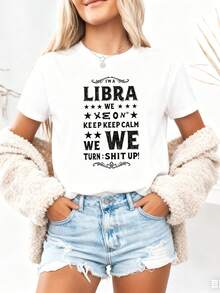 Funny Libra Shirt, Libra Facts, Libra Gifts Birthday, Im A Libra We Dont Keep Calm, Libra Sign Shirt, Zodiac Shirt Libra, Horoscope Shirt - White - View 2