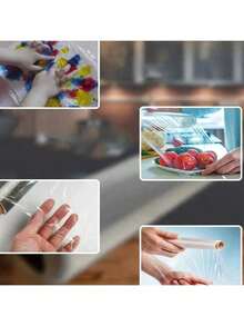 PE一次性食品保鲜盖，适用于冰箱/微波炉，温度范围：-60°C至110°C，密封性能优异。防撕裂，防漏。厨房冰箱食品保鲜盖，可用于存放剩菜、水果和杂货。防异味、防漏、防尘，也适用于冷冻室。冰箱食品保鲜盖。厨房保鲜配件，有助于保鲜蔬菜和水果。