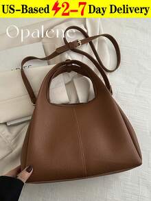 Women's Bucket Bag Tote Handbag, Fashion Minimalist Commuting Elegant High-End Crossbody Bag For Women, Vintage PU Leather Shoulder Bags, Crocodile Underarm Handbags, Artificial Patent Leather Minimalist Bag Crescent Hobo Bag, Versatile Casual Tote Bags, Fashion Crossbody Bag, Luxury Handbag & Purse For Commute, Fall Decor, Travel Essentials, School Supplies, Travel Accessories - Nhiều màu - Xem 1