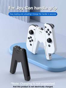 1 个 V 型手柄支架，兼容 Switch 2 控制器手柄，可拆卸 JoyCon 磁力支架，适用于左右手柄，NS2 新机器 Switch 2 游戏配件，兼容 Switch NS 扩展电池版，可与保护套一起使用，适用于 JoyCon 左右手柄的握把，Switch OLED 支架控制器支架，适合旅行，送给游戏玩家的最佳礼物 - 彩色 - 查看 3