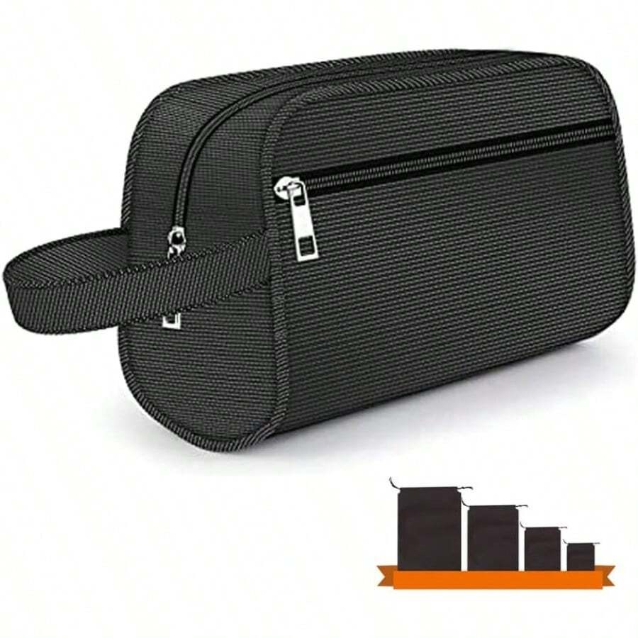 XGTBs de aje Portáti para es y Mujeres Artículos de Tocador y é 4 Tamaños de Bs para Guardar Ropa y Zapatos de aje para Vacaciones - CNegro - Ver 1