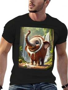Men T-Shirts - Black - View 1