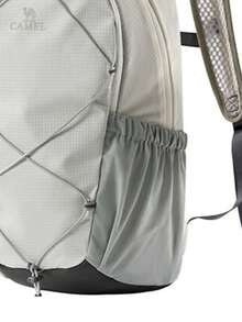 CAMEL CROWN 可折叠大容量旅行背包，短途旅行健身收纳包 - 青禾白 - 查看 3