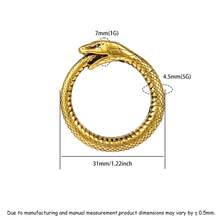 1pc 6mm Stainless Steel Snake Shaped Earring, Suitable For Stretched Ear Piercings, Ear Gauges, Earrings, Body Jewelry, Women's Accessories - Sanke - View 18