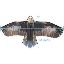 JEKOSEN - Cometa de águila para niños y adultos cometas grandes fácil de volar principiantes cuerda de una sola línea para viajes a la playa parque y actividades al aire última intervensión - guilacalva - Ver 3