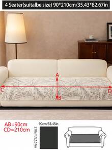 1 chiếc vỏ đệm sofa dùng được cả bốn mùa, kiểu dáng hiện đại tối giản, chống trượt, chống bụi và có thể giặt, mềm mại và không phai màu, thân thiện với thú cưng, phù hợp với sofa hình chữ L và sofa 1/2/3/4 chỗ ngồi cho phòng ngủ, văn phòng, phòng khách. - Màu be - Xem 20