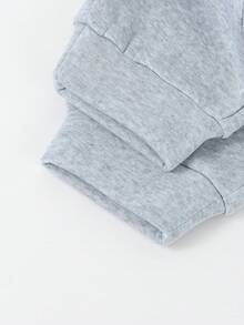 1pc Boys' Fashionable Versatile Casual Drawstring Pants - Grey - View 6