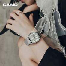 CASIO Vintage Digital Watch, A158WEM Stainless Steel Mesh Band Retro Square Dial With LED Light, 7-Year Battery, Water Resistant Unisex Wristwatch For Daily Commute/Casual - one-size - View 8