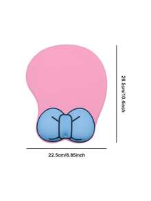 卡通可爱硅胶鼠标垫，带腕托，防滑硅胶底座