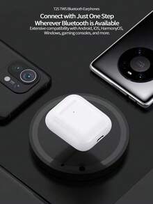 Newmine T2S True Wireless Bluetooth Earbuds With 40ms Ultra-Low Latency, Audio Positioning For Gaming, Lightning Fast Charging, Smart Touch Controls, And A Versatile App For Esports, Sports, And Commuters - White - View 7