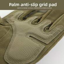 全指战术手套，适用于户外骑行、防滑耐磨运动、登山、健身和战斗训练。 - 彩色 - 查看 1