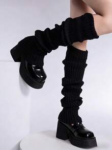 70cm Yoga Leg Warmers For Women, Knitted Thigh High Leg Warmers, Warm Over The Knee Leg Warmers, Thick Leg Warmers For Autumn/Winter