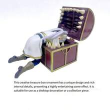 Viral Statue! This Exquisite Treasure Chest Statue Features Intricate Detailing And Dynamic Design - A Must-Have Collectible That Showcases The Brilliant Appeal Of Pop Culture Enthusiasts On EtsyFinds. - Multicolor - View 4