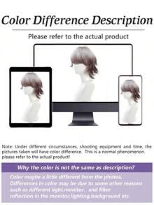 14-Inch Men's Wig, Gradient Dark Green Wolf Tail Short Hair, Full Head Wig, Male Cosplay, Stylish And Handsome, Top Dyed Mullet Head Realistic Wig. - Multicolor - View 8