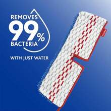 O-Cedar Hardwood Floor 'N More Microfiber 3-Action Flip Mop Refill (2-Pack) | Double-Sided Mop Head With Microfiber And Chenille | Reusable, Machine-Washable Mop Head Replacement - ColorA - 查看 2