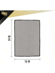 EstiloIdea Home - Paño de limpieza de microfibra de alta calidad, ultra absorbente, sin rayas y pelusas, gran toalla de secado de vidrio pulido de 40.64 x 60.96 cm (paquete de 2)Versión mejorada - 1 paquete - Ver 5