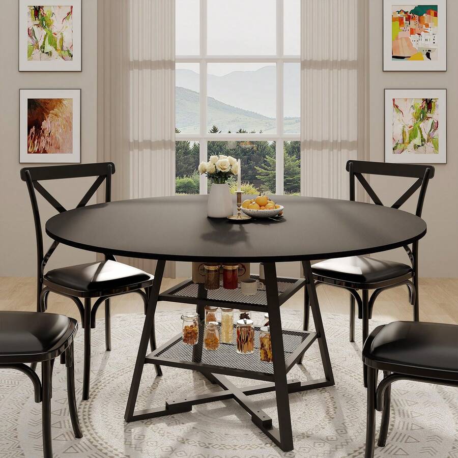 Dining Tables - Black - 47-inch - View 1