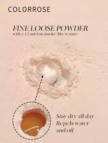 COLORROSE Phấn phủ dạng bột CR405 kèm bông phấn, lâu trôi, nhẹ, nhỏ gọn, mềm mại, tự nhiên, tông màu da, lớp nền lì mịn, kiểm soát dầu, trong suốt, che khuyết điểm lỗ chân lông, không lem, hoàn hảo cho sử dụng hàng ngày, dự tiệc, quà tặng cho nữ giới, bé gái. - 405 - Xem 6