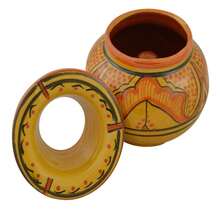 Ceramic Ashtray Moroccan Outdoor Smokeless Cigar Patio Garden Ashtrays Medium - như hình - Xem 3