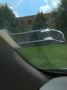 Wielofunkcyjny uchwyt na szybę samochodu z klipsem – wygodny w użyciu i ustawieniu, w użyciu, mieści karty i gotówkę – nadaje się do przechowywania paragonów parkingowych, prawa jazdy, dokumentów biurowych, przechowywania w pojeździe, niezbędnych rzeczy w podróży, kompaktowy design, modny wygląd, solidna konstrukcja, niezawodne mocowanie, uchwyt na dokumenty, idealny wybór dla podróżujących drogą - Jeden rozmiar - Zobacz 3