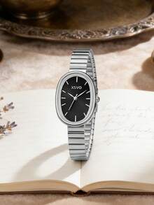 1 Stück/Set, ohne Geschenkbox, zierliche elegante Damenuhr, minimalistisch hochwertig elegant, verfeinertes Stahlarmband. Geeignet als Geburtstags-, Jahrestags- oder besonderes Geschenk für Freunde, Familie und Liebste. - Verschiedenfarbig - Übersicht 8