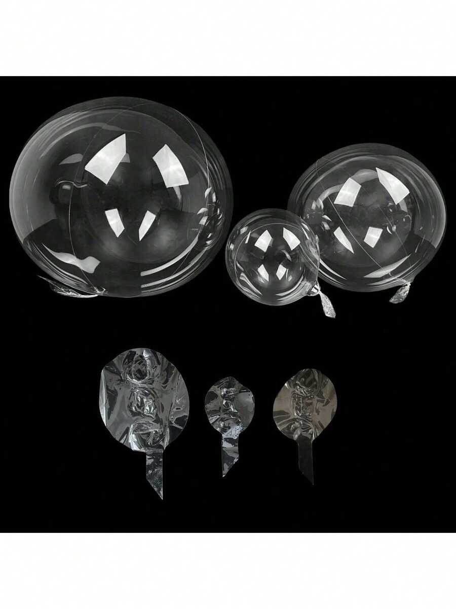 EstiloGlobos Transparentes, De Diferentes TamañOs, 50 Globos BoBo De 10 Pulgadas, 18 Pulgadas, 24 Pulgadas, Arco De Burbujas TransparentesVersióN Mejorada - 1 - Ver 1