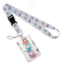 Animal Collection The Vertical Card Holder Horizontal Card Neck Strap Lanyards For Keys Keychain Badge Pass Hang Rope - Multicolor - View 109