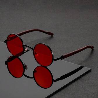 1 pieza Gafas de moda clásicas y retro, adecuadas para fiestas y vacaciones de playa casuales