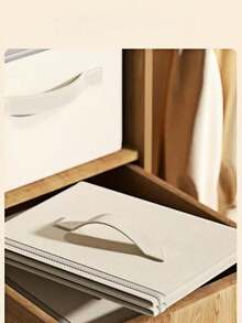 1pc Large Capacity Double-Layer Zippered Storage Box, Space-Saving Organizer For Clothes, Bedding, Suitable For Home, Room, Living Room, Travel - Multicolor - View 4