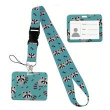 Animal Collection The Vertical Card Holder Horizontal Card Neck Strap Lanyards For Keys Keychain Badge Pass Hang Rope - Multicolor - View 179