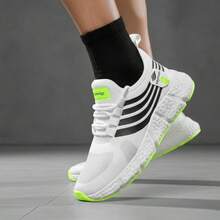 Men's Fast Lightweight Original Adult Sports Shoes For Gym, Training, Running - Affordable - trắng - Xem 2