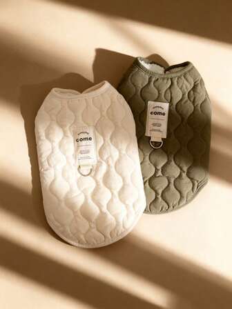 Cold Weather Pet Warm Vest | Thermal Lined Thickened Waterproof Dog Jacket With D-Ring | Outdoor Clothing For Cats, Small Medium Dogs (Poodle, Bichon) & Puppies | Golden Retriever Friendly | Essential Winter Pet Outfit