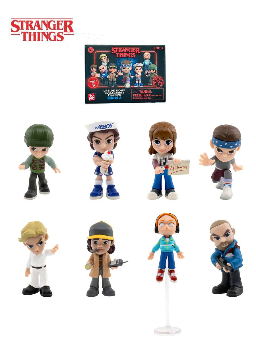 1个Netflix官方授权的《颠倒世界》第三季盲盒，内含可爱角色（随机包含疯狂麦克斯、史蒂夫、十一等），创意房间装饰，圣诞节、新年、生日礼物 - 查看 1